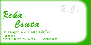 reka csuta business card